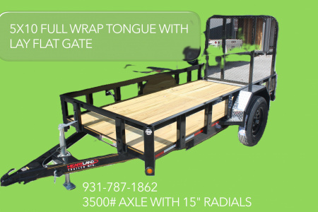 New 2026 Heartland 5X10 Utility Trailer