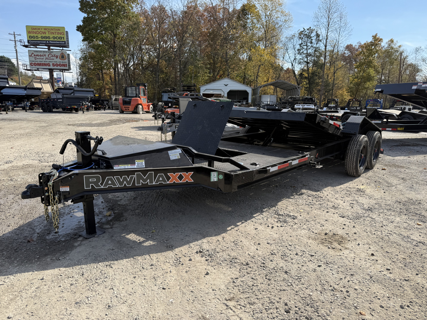 New 2026 RawMaxx 20K G7X 83X22 GRAVITY TILT Equipment Trailer