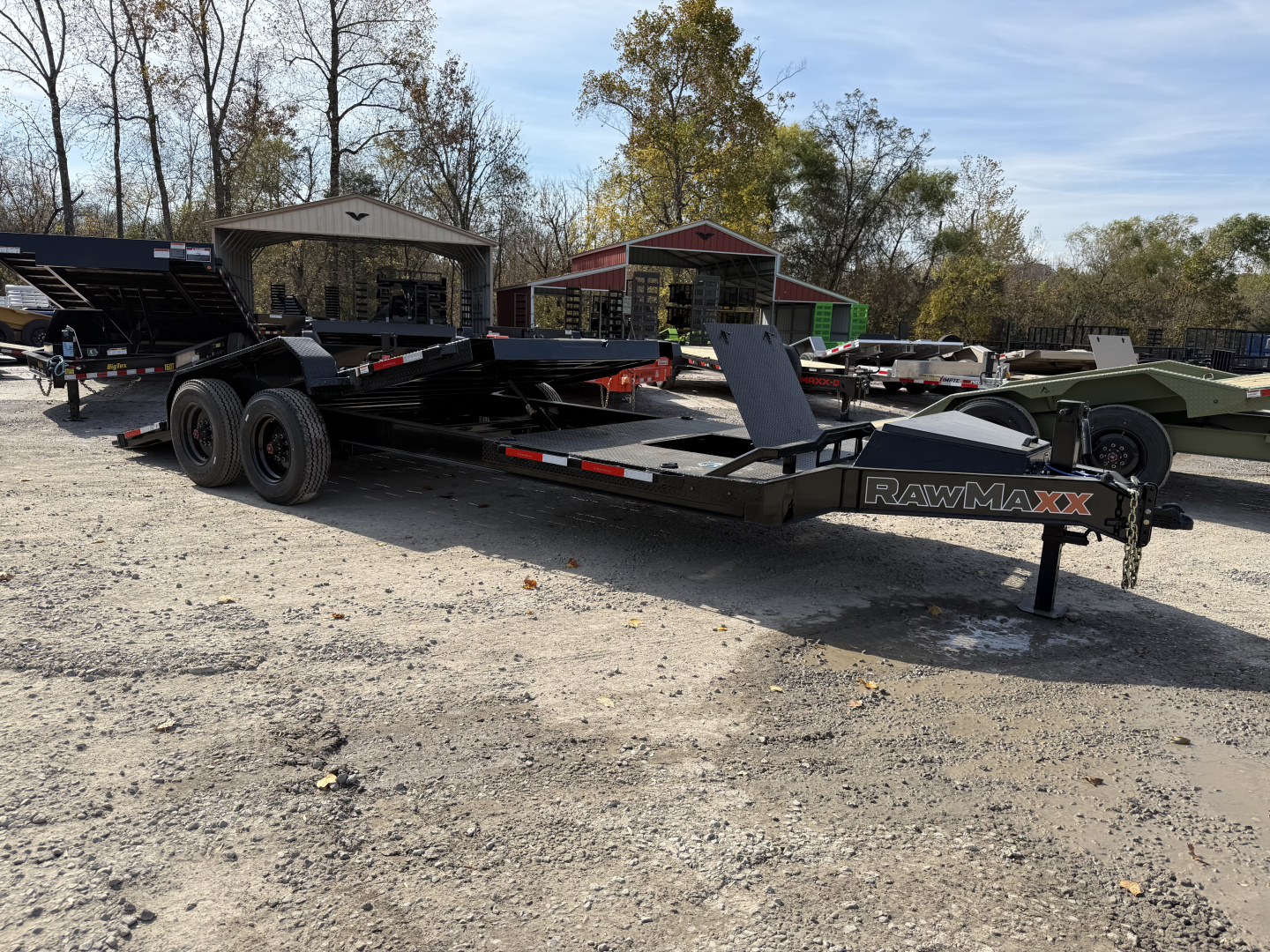 New 2026 RawMaxx 20K G7X 83X22 GRAVITY TILT Equipment Trailer