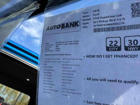 Used 2019 Ford F150 Super Crew Cab Truck