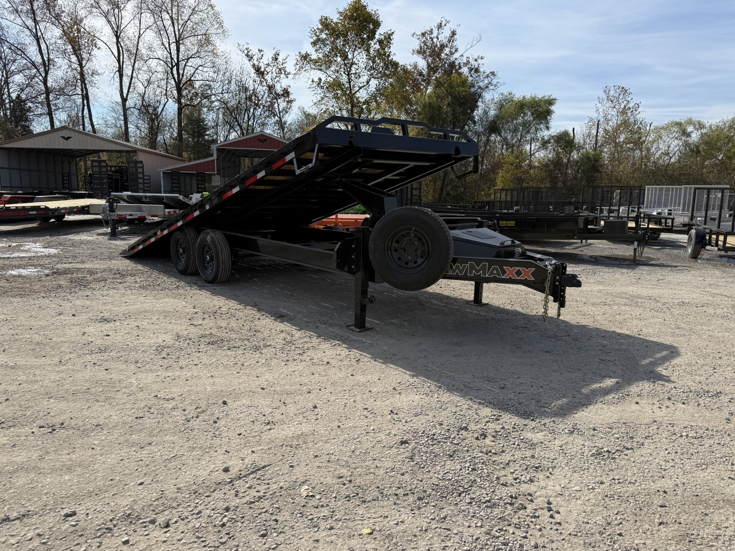 New 2026 RawMaxx 14K DTX 102X22 DECK OVER TILT Equipment Trailer