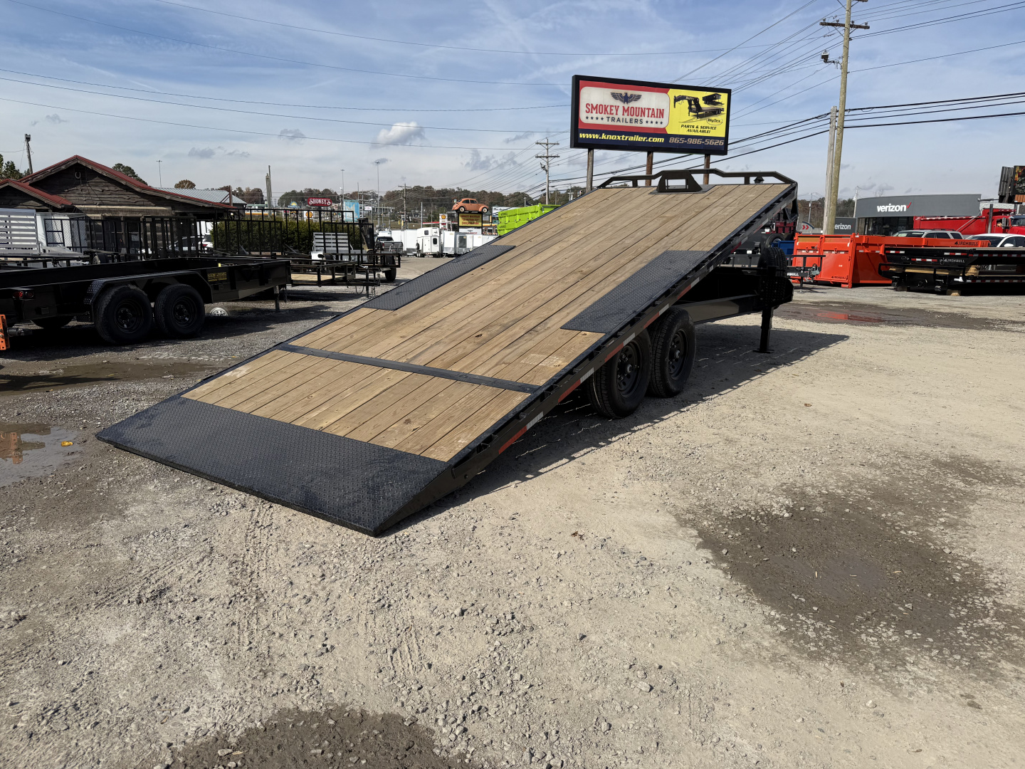 New 2026 RawMaxx 14K DTX 102X22 DECK OVER TILT Equipment Trailer