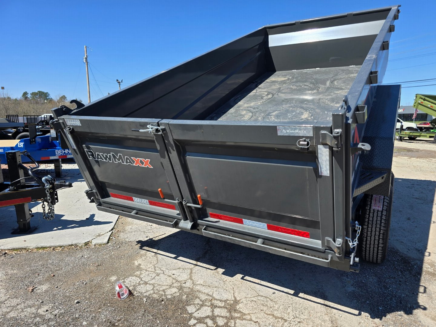 New 2025 RawMaxx GDX KNIGHT 14K 83X14 Dump Trailer