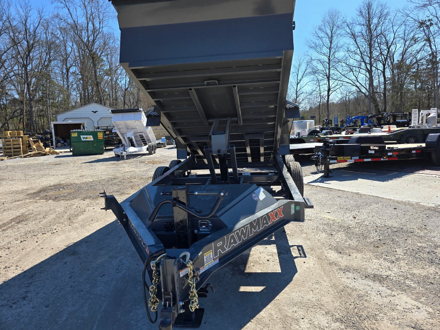 New 2025 RawMaxx GDX KNIGHT 14K 83X14 Dump Trailer