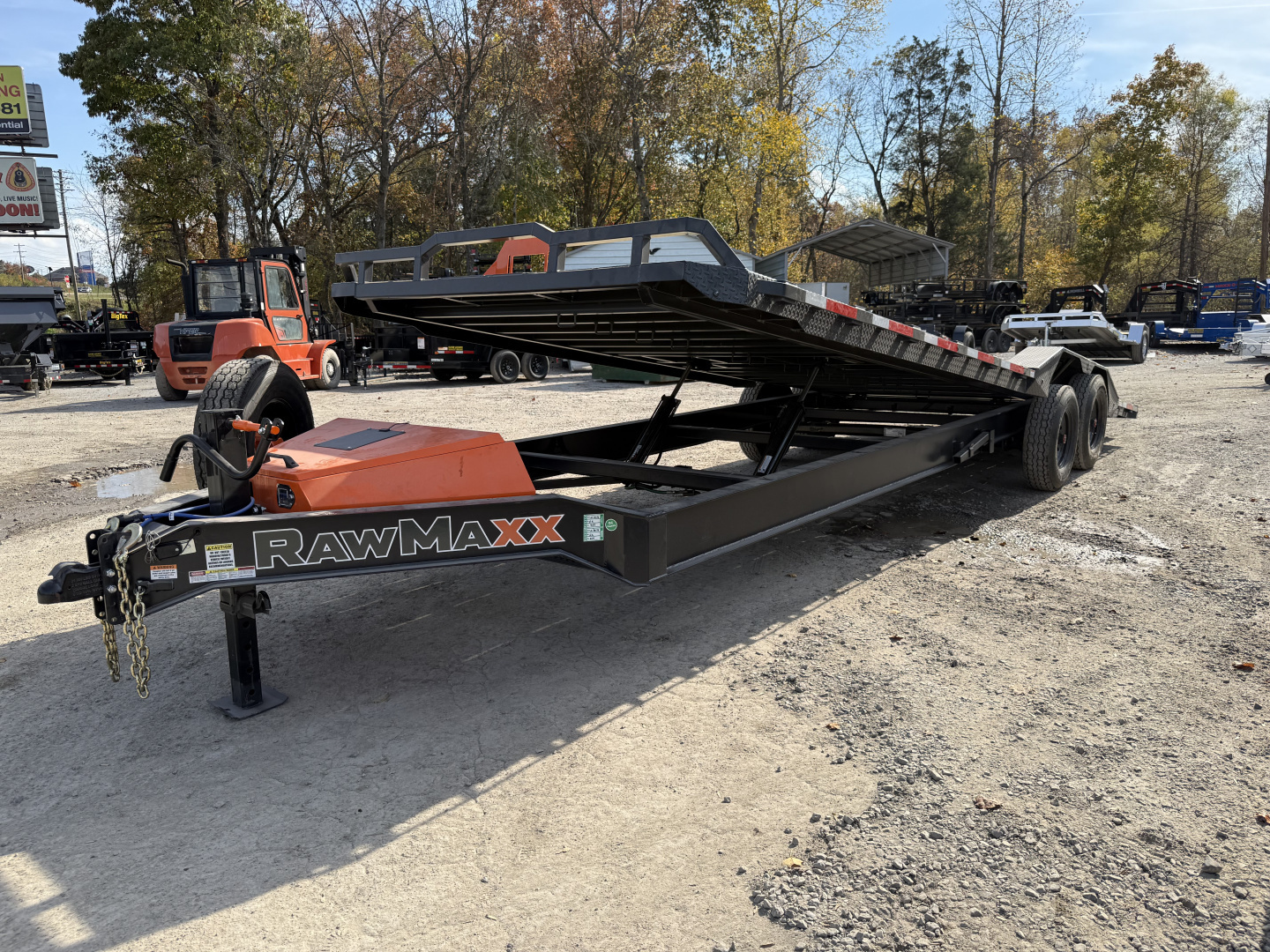 New 2026 RawMaxx 16K FYH 26X102 HYDRAULIC FULL TILT Equipment Trailer