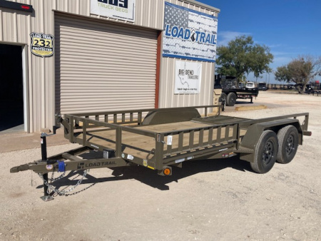 New 2026 Load Trail UT 14' x 83" Tandem Axle Utility Trailer (2"x3" Angle Frame)