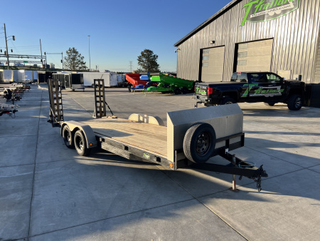 Used 2020 PJ 20 foot 2-3500lb axles=7K Car or snow bear trailer