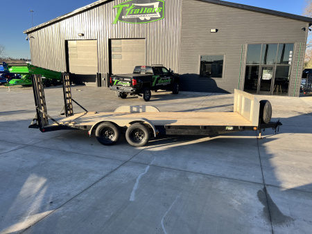 Used 2020 PJ 20 foot 2-3500lb axles=7K Car or snow bear trailer