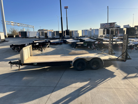 Used 2020 PJ 20 foot 2-3500lb axles=7K Car or snow bear trailer