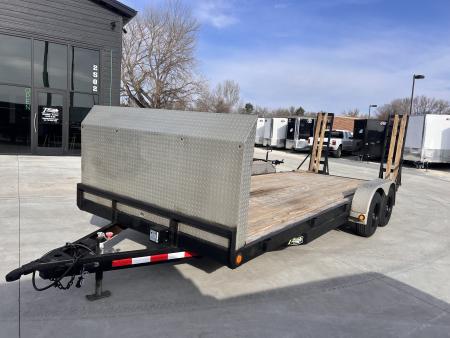 Used 2015 PJ 20 foot 2-3500lb axles=7K Car or snow bear trailer