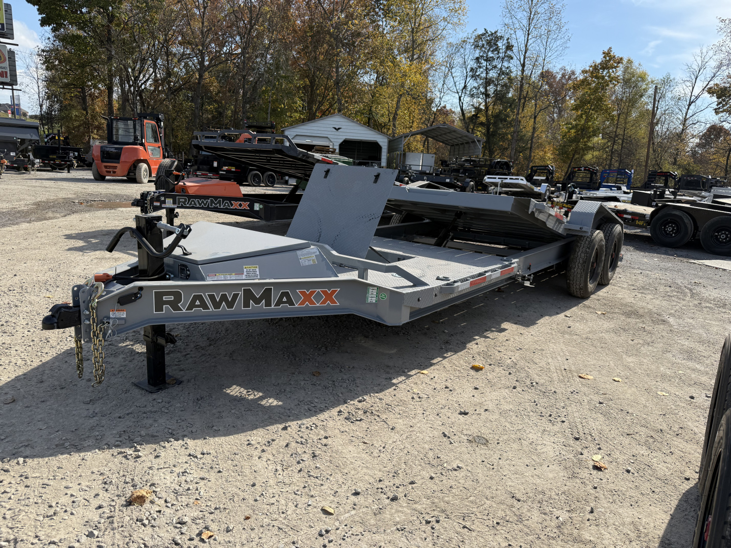 New 2026 RawMaxx 16K G7X 83X22 GRAVITY TILT Equipment Trailer