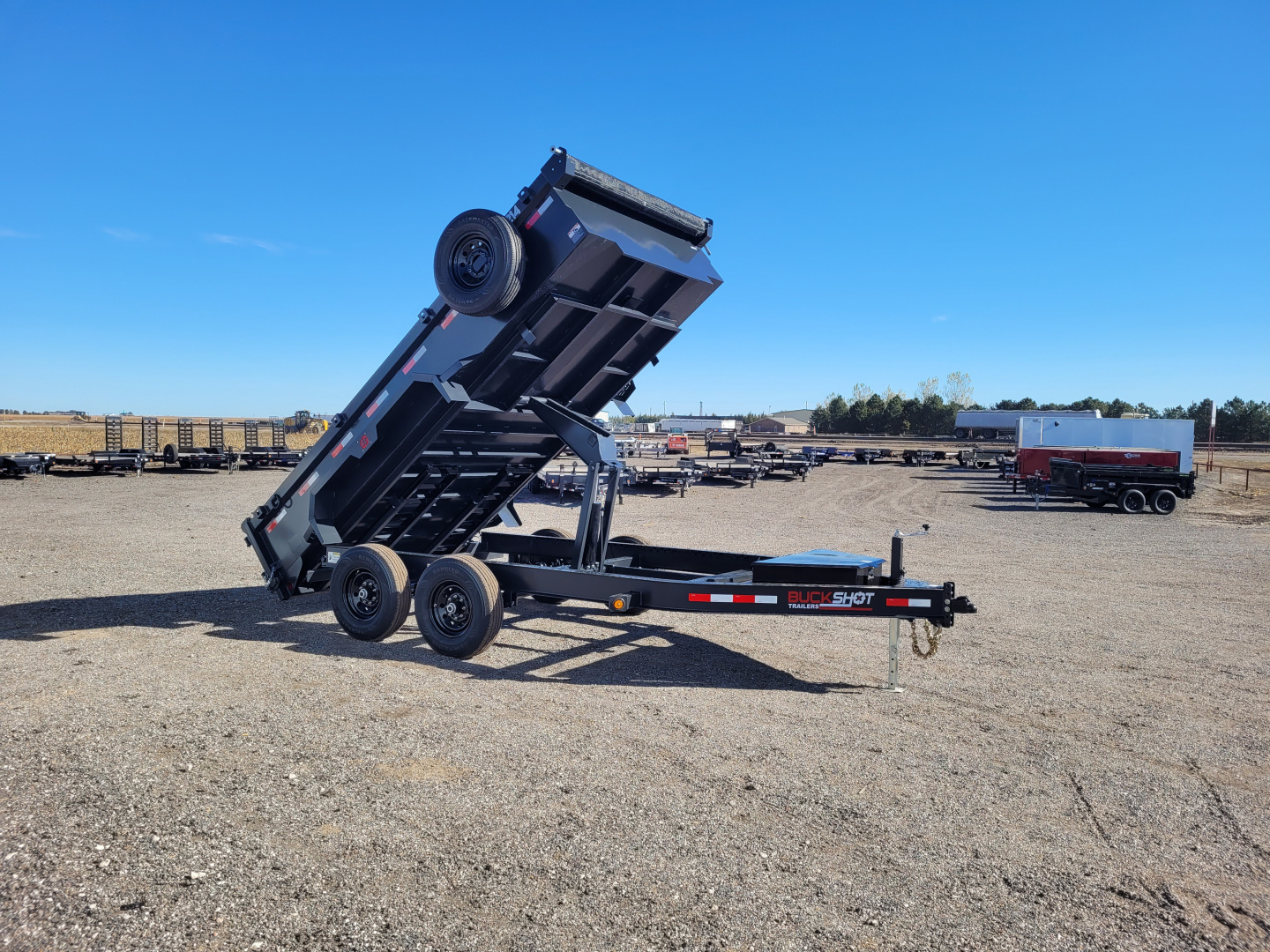 New 2026 Buckshot 83"x14' Dump Trailer W/2' Sides