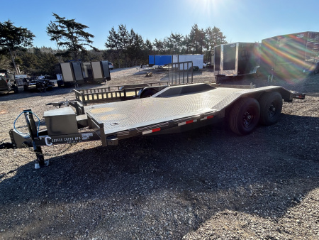 New 2026 Coffee Creek MFG 102"x18' Tandem Axles Car Hauler
