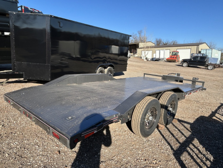 New 2026 Coffee Creek MFG 102"x18' Tandem Axles Car Hauler