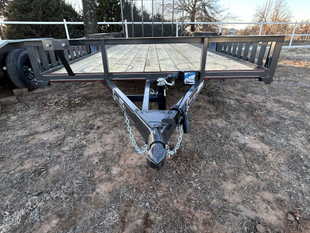 New 2026 Coffee Creek MFG 83"x16' Tandem Axle Utility Trailer