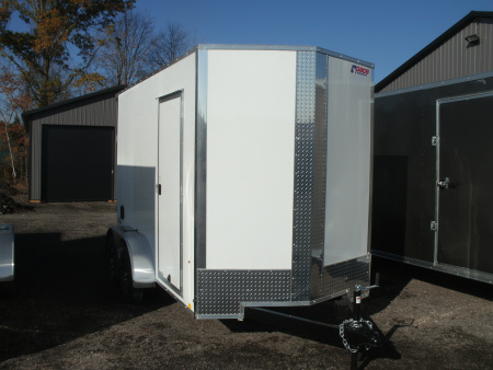 New 2026 Pace American 6 x 12 Tandem Outback DLX Flat Top V-Nose Enclosed Cargo Trailer 7K Cargo / Enclosed Trailer