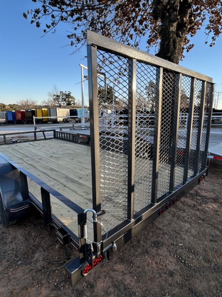 New 2026 Coffee Creek MFG 83"x16' Tandem Axles Utility Trailer