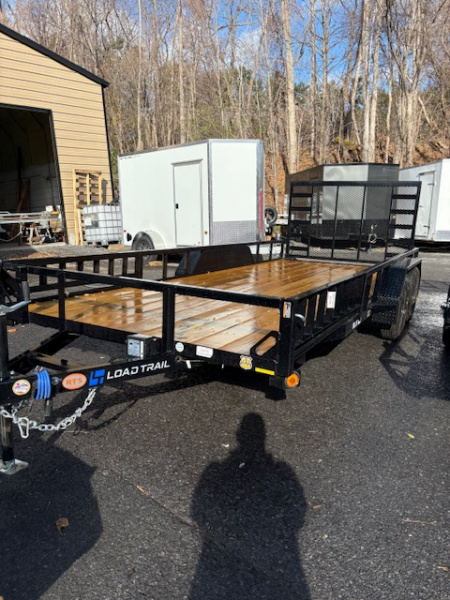 New 2026 LOAD TRAIL UE07 83" x 18' 7K GVW -- Tandem Axle Utility Trailer with Side Load Ramps