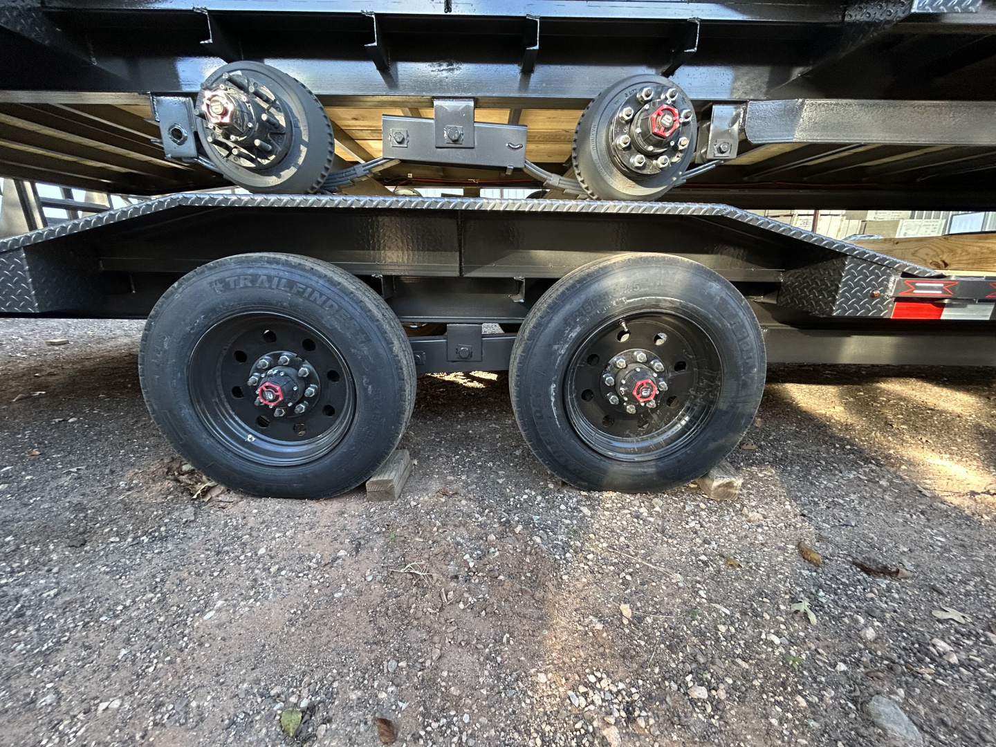 New 2026 Coffee Creek MFG 102"x28' Tandem Axles Equipment Trailer-GOOSENECK