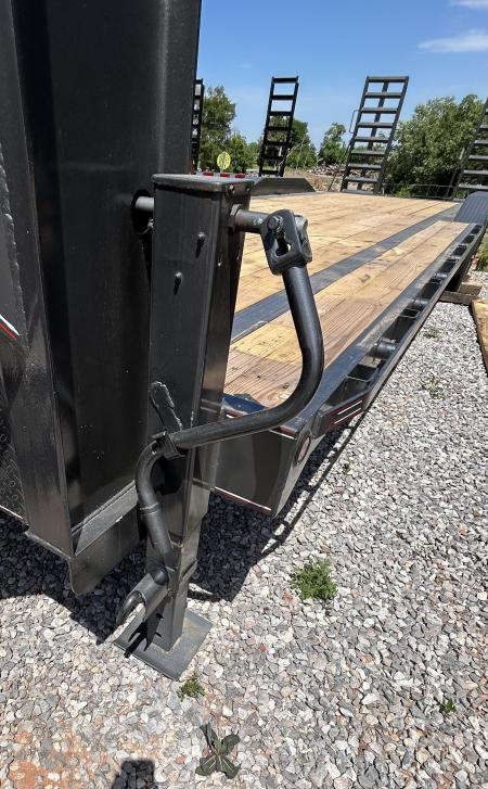 New 2026 Coffee Creek MFG 102"x28' Tandem Axles Equipment Trailer-GOOSENECK