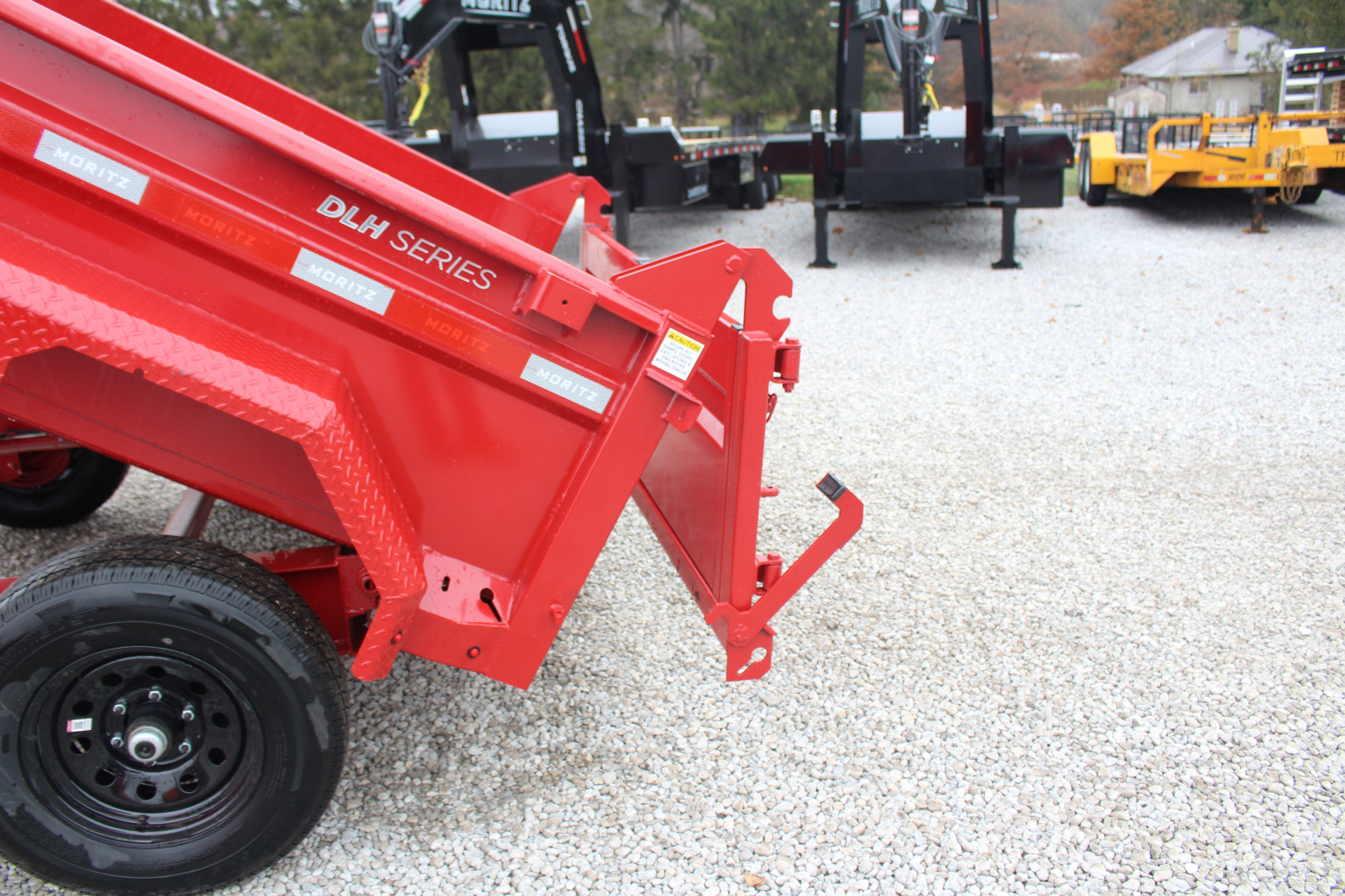 New 2026 Moritz 6' 2" x 10' Heavy Commercial DLH Series Dump Trailer - 9950# GVW