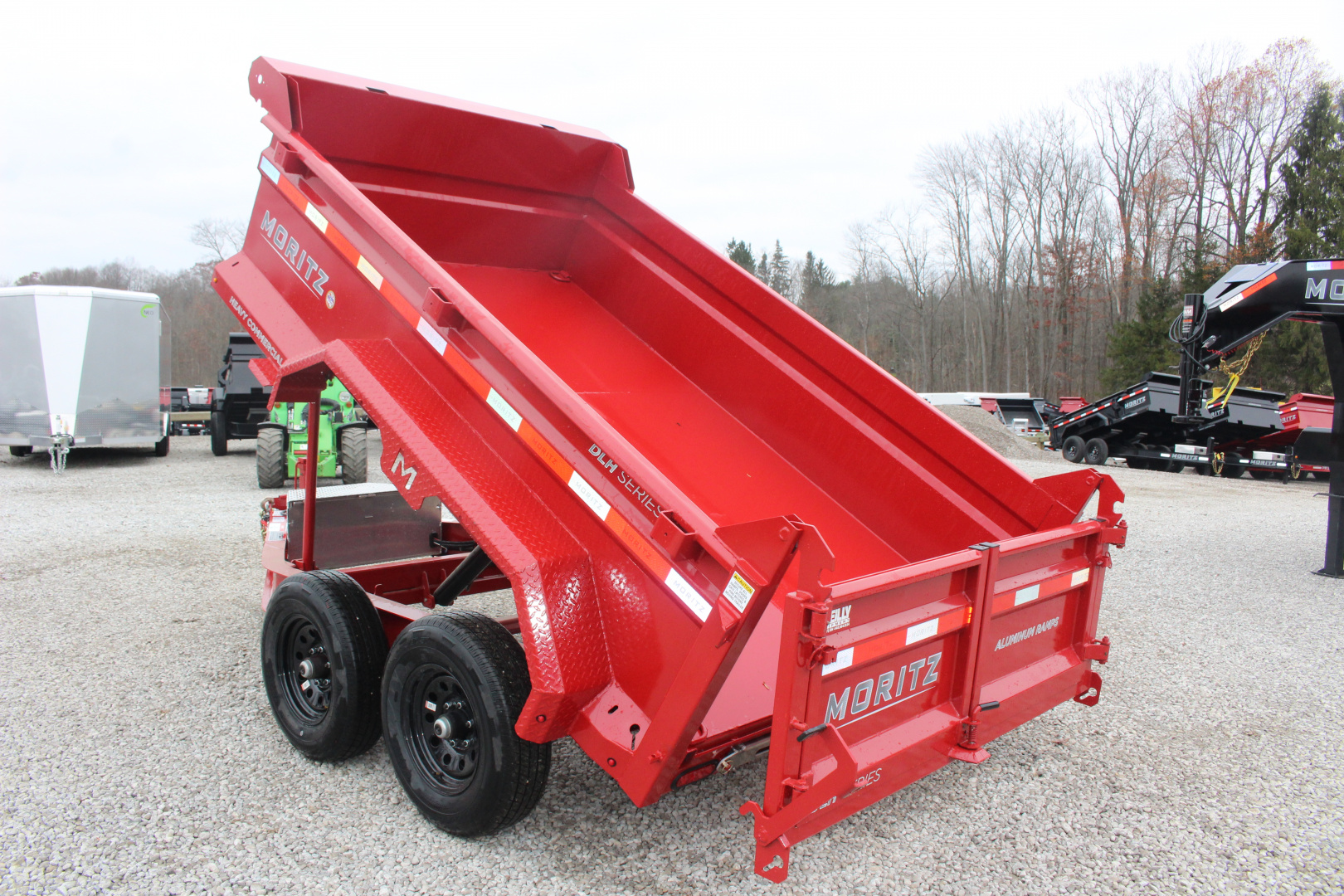New 2026 Moritz 6' 2" x 10' Heavy Commercial DLH Series Dump Trailer - 9950# GVW