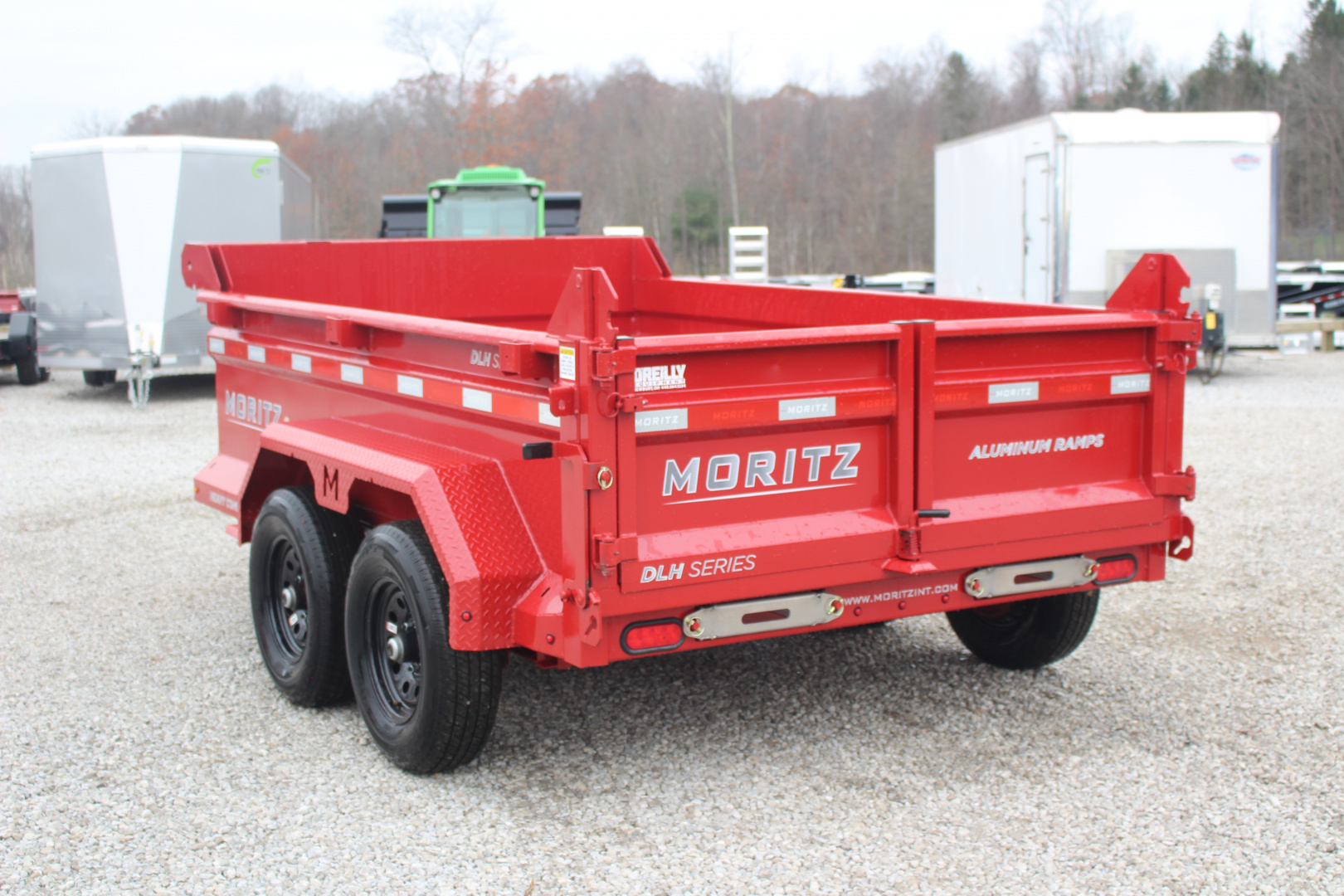 New 2026 Moritz 6' 2" x 10' Heavy Commercial DLH Series Dump Trailer - 9950# GVW