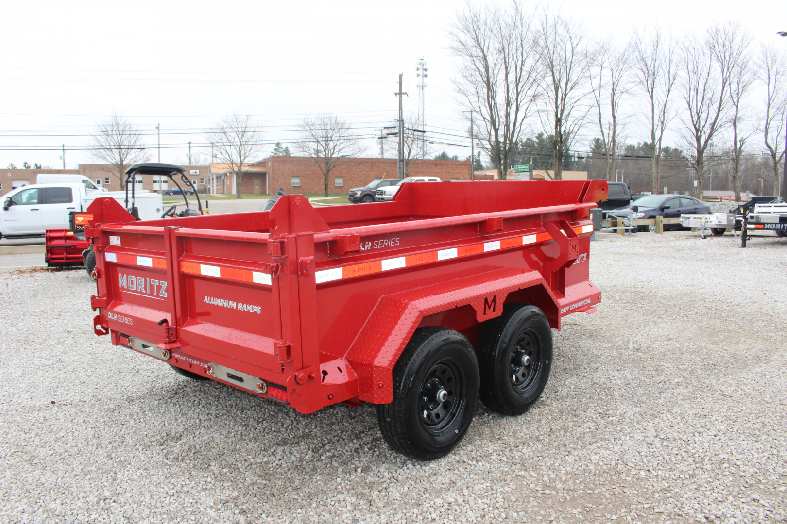 New 2026 Moritz 6' 2" x 10' Heavy Commercial DLH Series Dump Trailer - 9950# GVW