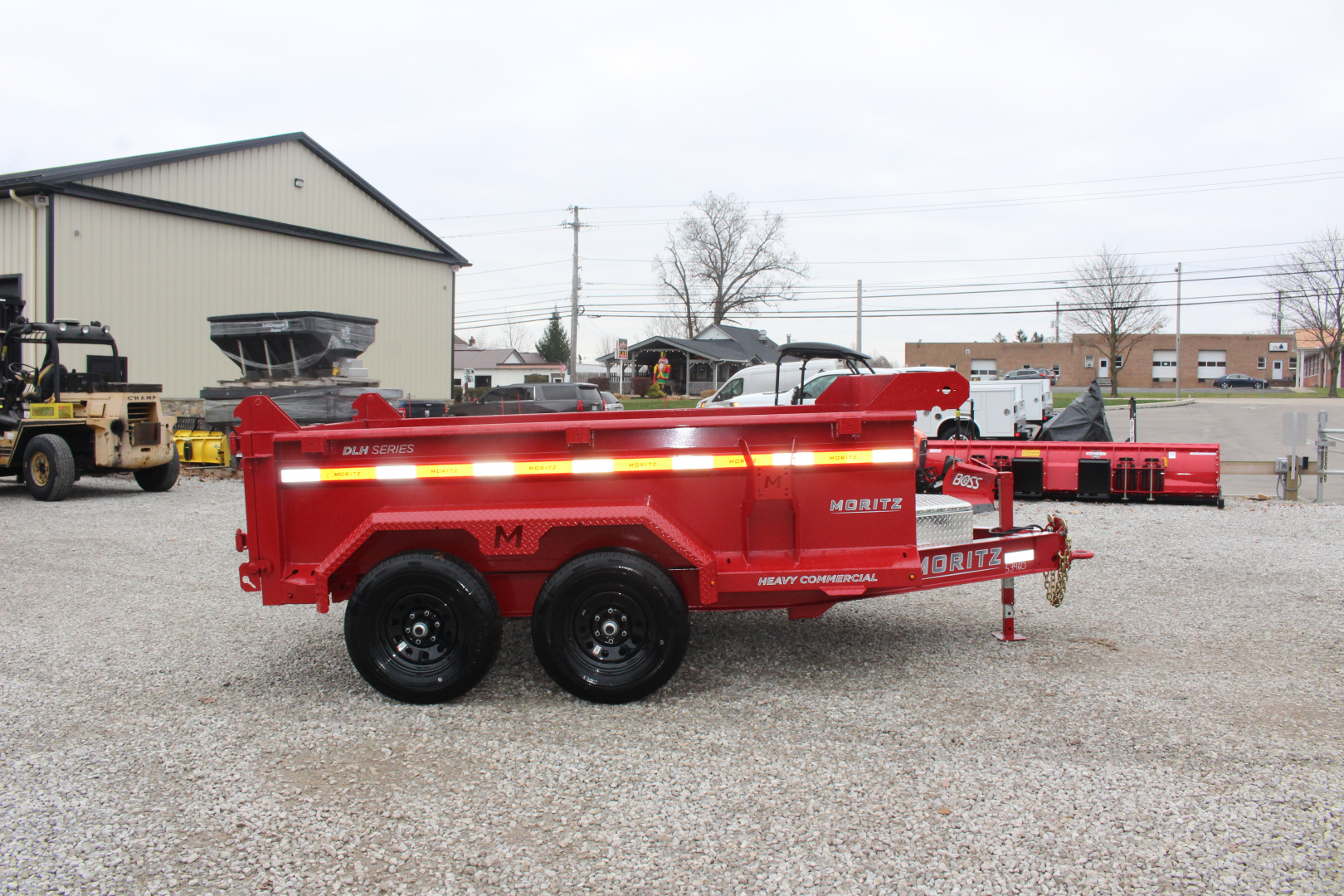 New 2026 Moritz 6' 2" x 10' Heavy Commercial DLH Series Dump Trailer - 9950# GVW