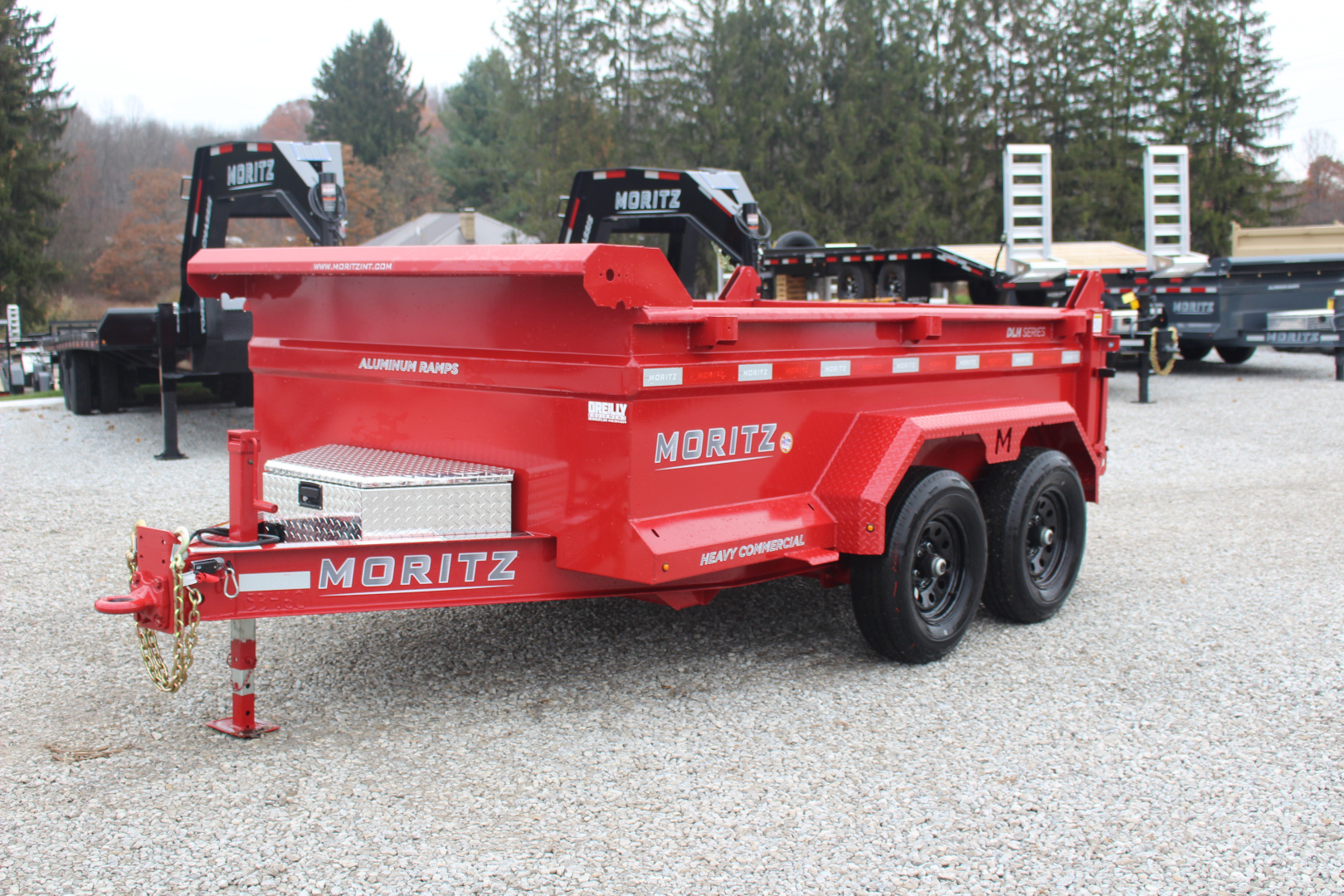 New 2026 Moritz 6' 2" x 10' Heavy Commercial DLH Series Dump Trailer - 9950# GVW
