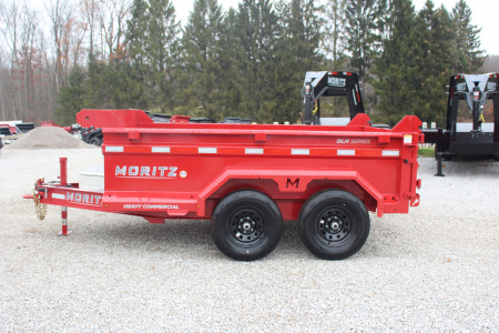 New 2026 Moritz 6' 2" x 10' Heavy Commercial DLH Series Dump Trailer - 9950# GVW