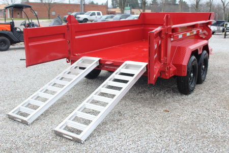 New 2026 Moritz 6' 2" x 10' Heavy Commercial DLH Series Dump Trailer - 9950# GVW