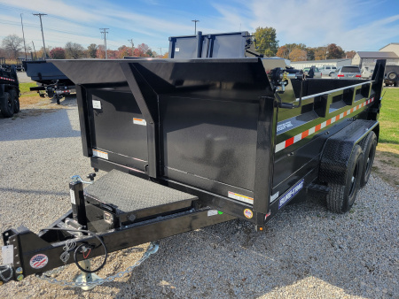 New 2026 Sure-Trac 7x12 HD Scissor 12K Dump Trailer