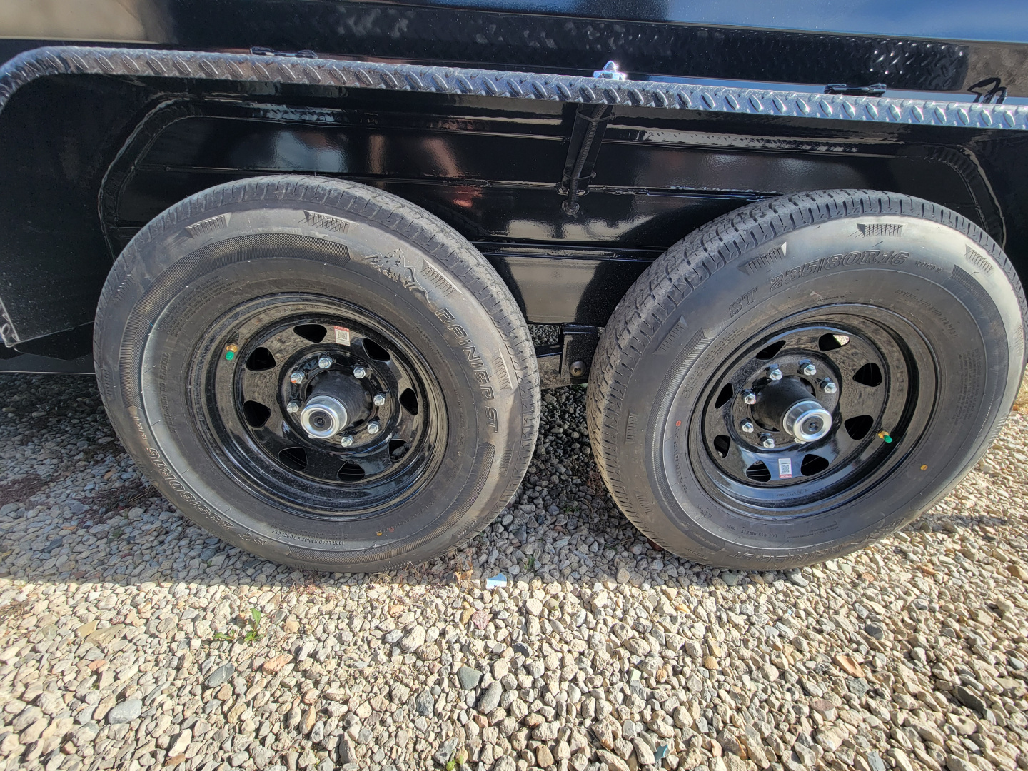 New 2026 Sure-Trac 7x16 HD Low Profile Telescopic 14k Dump Trailer