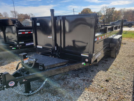 New 2026 Sure-Trac 7x16 HD Low Profile Telescopic 14k Dump Trailer