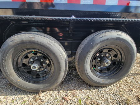 New 2026 Sure-Trac 7x16 HD Low Profile Scissor 14K Dump Trailer