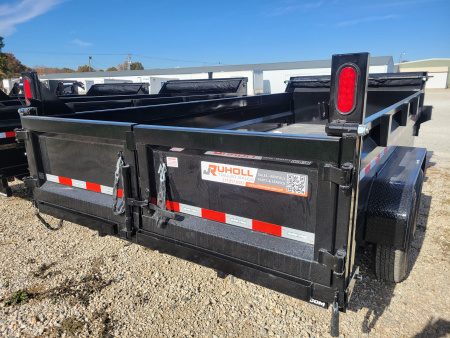 New 2026 Sure-Trac 7x16 HD Low Profile Scissor 14K Dump Trailer