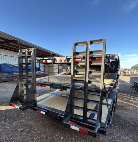 New 2026 Coffee Creek MFG 102"X24' Tandem Axles Equipment Trailer- GOOSENECK