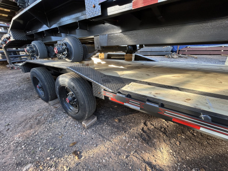 New 2026 Coffee Creek MFG 102"X24' Tandem Axles Equipment Trailer- GOOSENECK