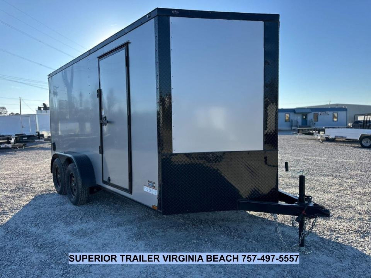 New 2026 Anvil 7X14 7K w/ Black Out Pkg & Ramp Door Cargo / Enclosed Trailer
