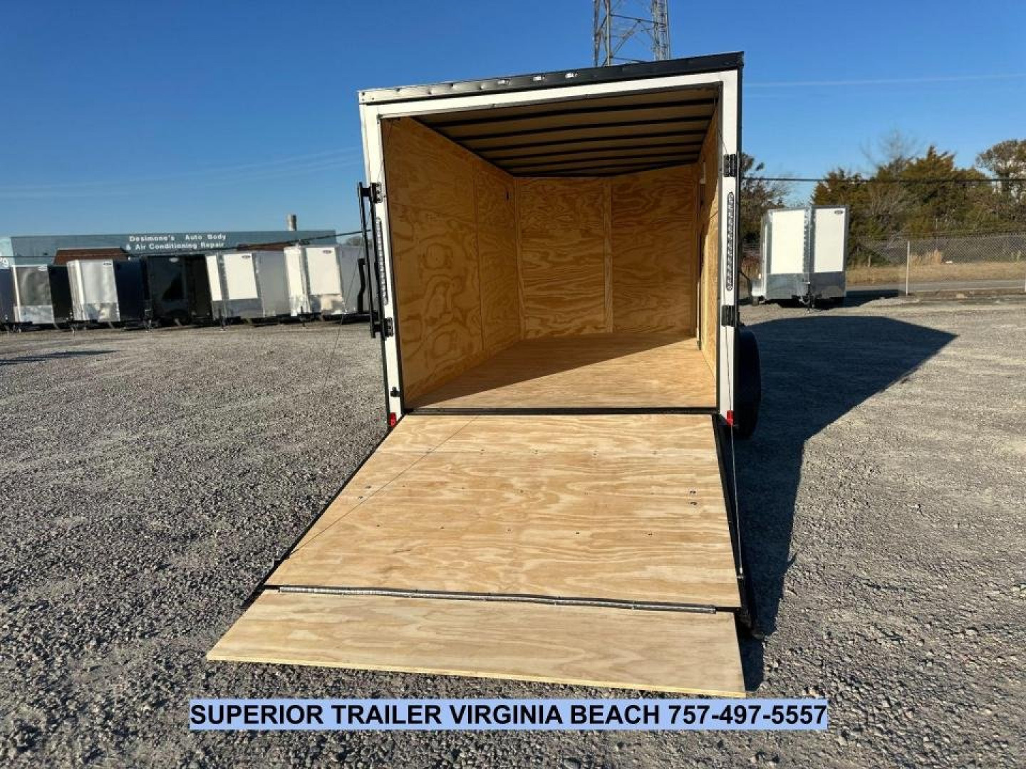 New 2026 Anvil 7X14 7K w/ Black Out Pkg & Ramp Door Cargo / Enclosed Trailer