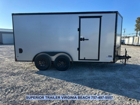 New 2026 Anvil 7X14 7K w/ Black Out Pkg & Ramp Door Cargo / Enclosed Trailer