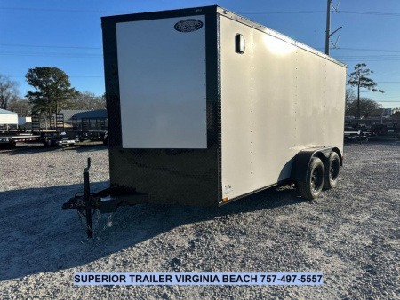 New 2026 Anvil 7X14 7K w/ Black Out Pkg & Ramp Door Cargo / Enclosed Trailer