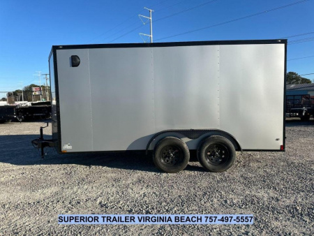 New 2026 Anvil 7X14 7K w/ Black Out Pkg & Ramp Door Cargo / Enclosed Trailer