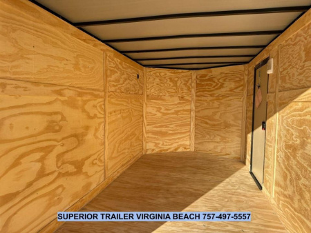 New 2026 Anvil 7X14 7K w/ Black Out Pkg & Ramp Door Cargo / Enclosed Trailer