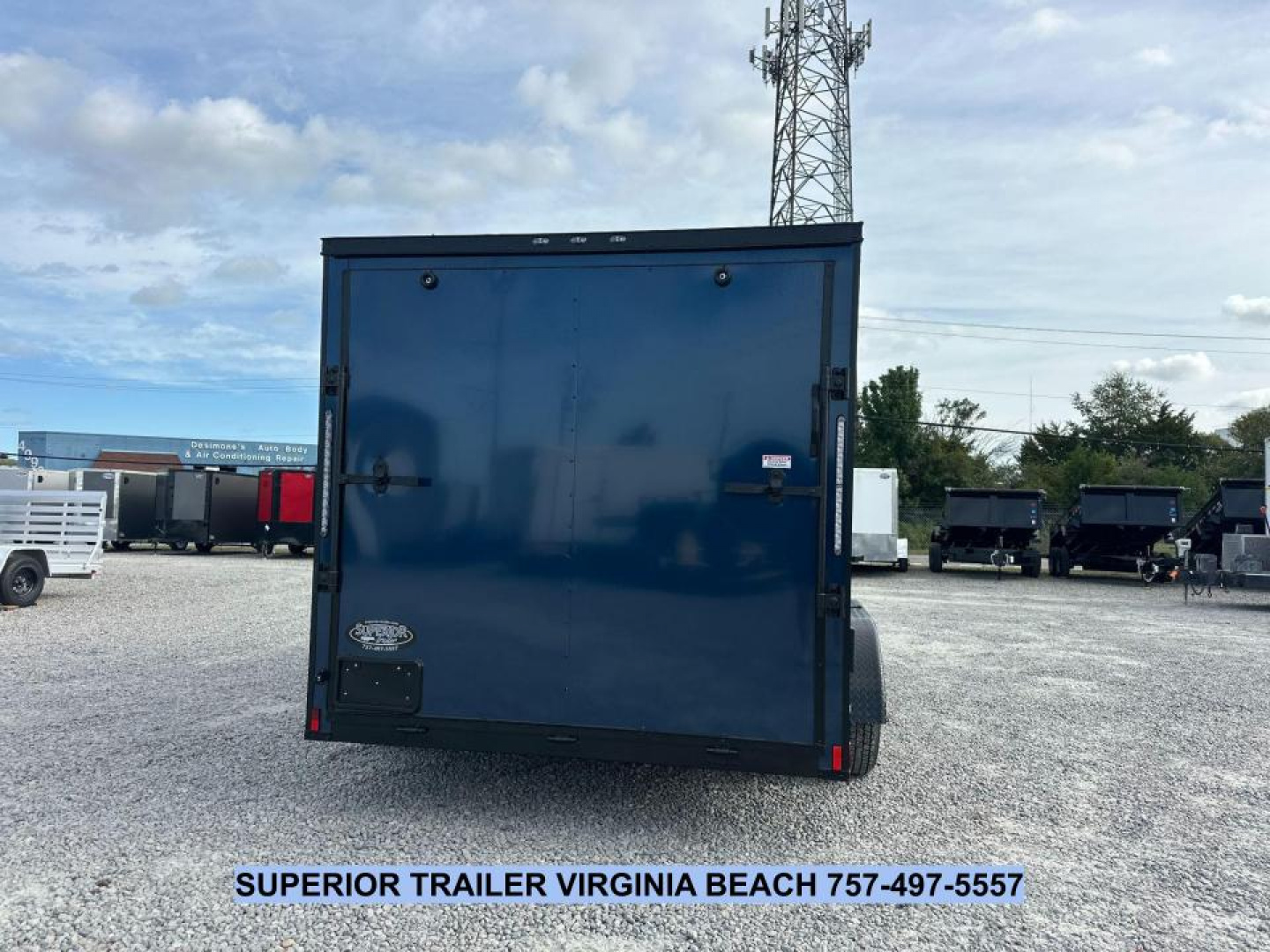 New 2026 Anvil 7X14 7K w/ Black Out Pkg & Ramp Door Cargo / Enclosed Trailer