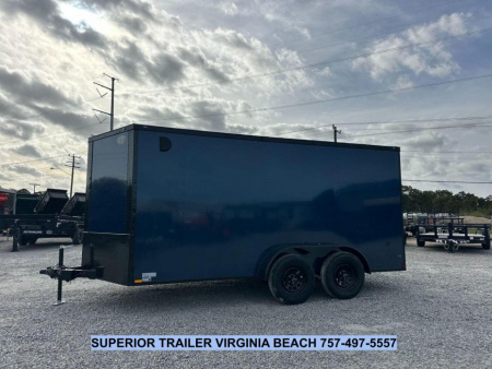 New 2026 Anvil 7X14 7K w/ Black Out Pkg & Ramp Door Cargo / Enclosed Trailer