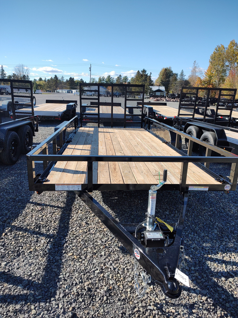 New 2026 Sure-Trac 7X16 Tube Top 7k Utility Trailer