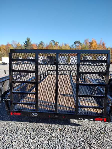 New 2026 Sure-Trac 7X16 Tube Top 7k Utility Trailer
