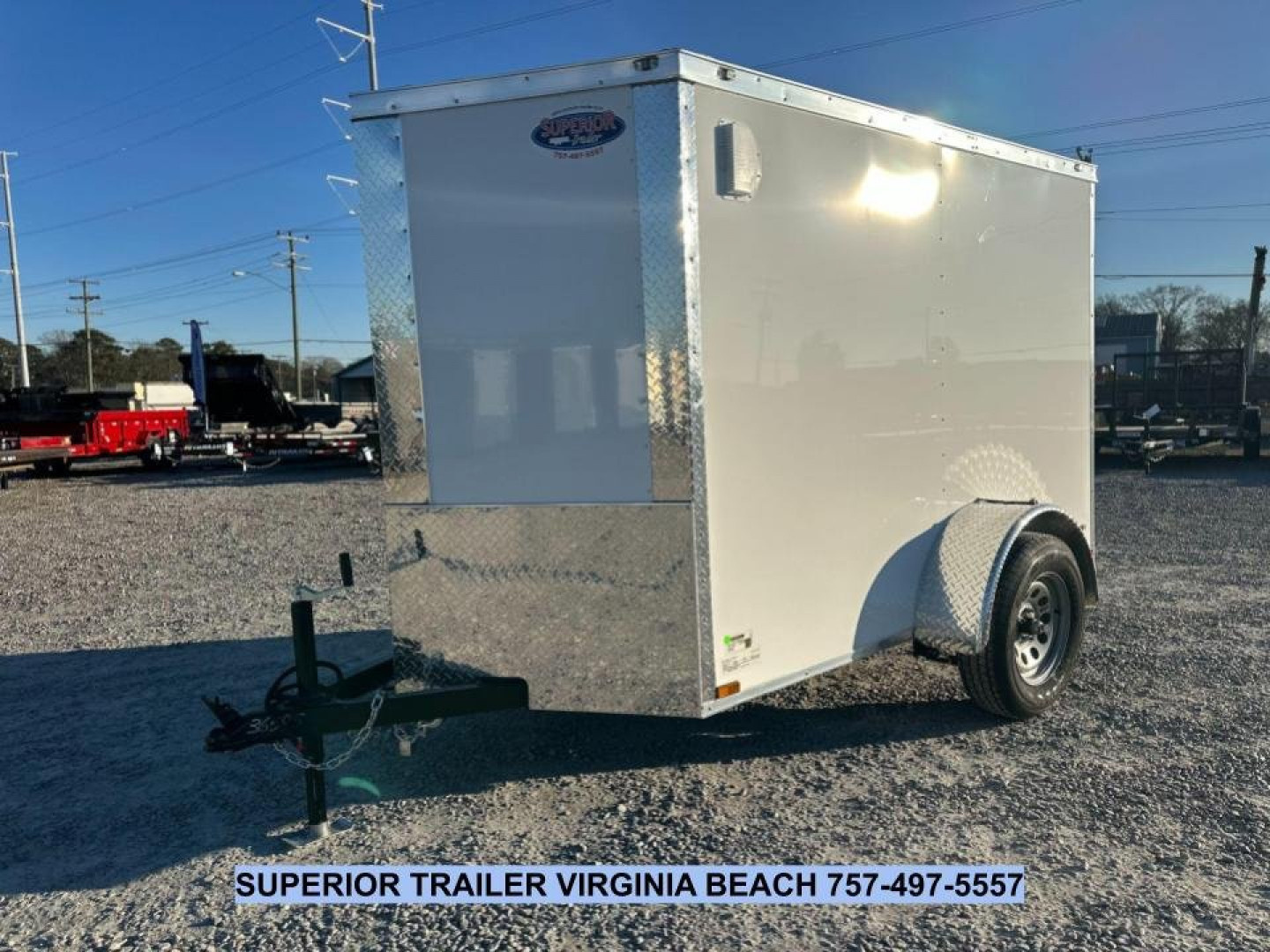 New 2026 Anvil 5X8 w/Ramp Cargo / Enclosed Trailer